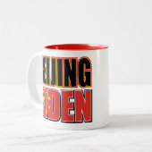 Beijing-Biden Zweifarbige Tasse (Vorderseite Links)