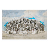 Beijing National Stadium Poster (Vorderseite)