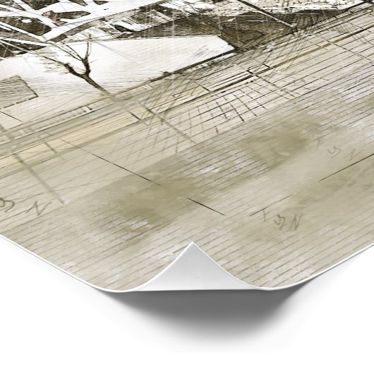 Beijing National Stadium Poster (Ecke)