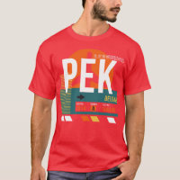 Beijing PEK Airport Code Gepäckmarke
