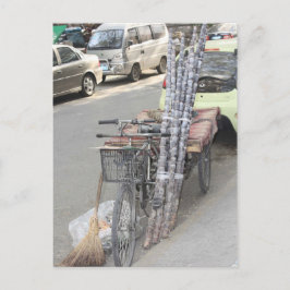 Beijing Work Bike Postkarte