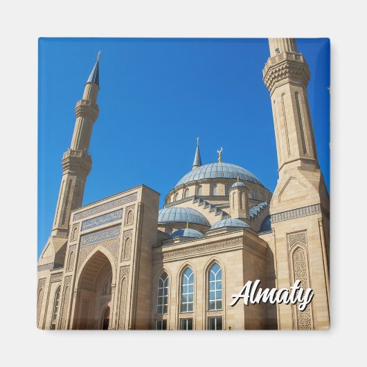 Beiken-Moschee Almaty Kasachstan Reise Magnet (Vorne)