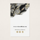 Beilage aus schwarzem Marmor (Rückseite)