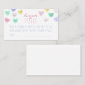 Beilage der Sweetheart Diaper-Gewinnkarte Begleitkarte (Vorne/Hinten)