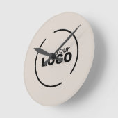 Beilage für berufliche, moderne Firmenlogos Runde Wanduhr (Winkel)