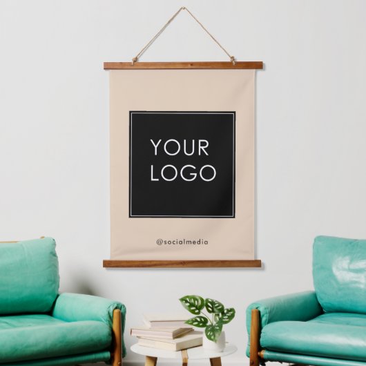 Beilage für das moderne Template Business Company- Wandteppich Mit Holzrahmen (Wohnzimmer)