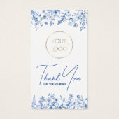 Beilage für die blaue Wildblumen (Vorderseite)