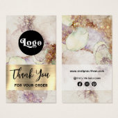 Beilage für Farbe und Goldfolie (Vorne & Hinten)