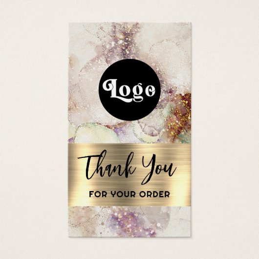 Beilage für Farbe und Goldfolie (Vorderseite)