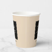 Beilage für Firmenlogo mit individueller Markenbez Pappbecher (Rechts)