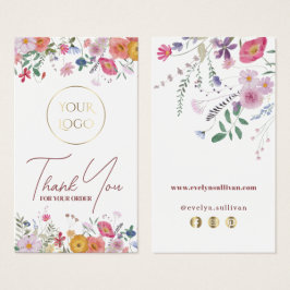 Beilage für frische Wildblumen