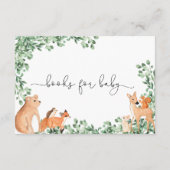 Beilage für Holztiere: White Books Request Card Begleitkarte (Rückseite)