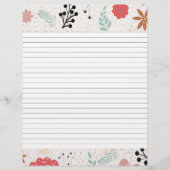 Beilage für moderne Blume (Vorderseite)