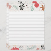 Beilage für moderne Blume (Vorne/Hinten)