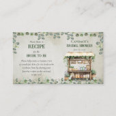 Beilage für Rezepte auf dem Bauernmarkt Begleitkarte (Vorderseite)