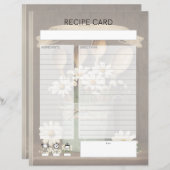 Beilage für rustikale Länderrezepte (Vorne/Hinten)