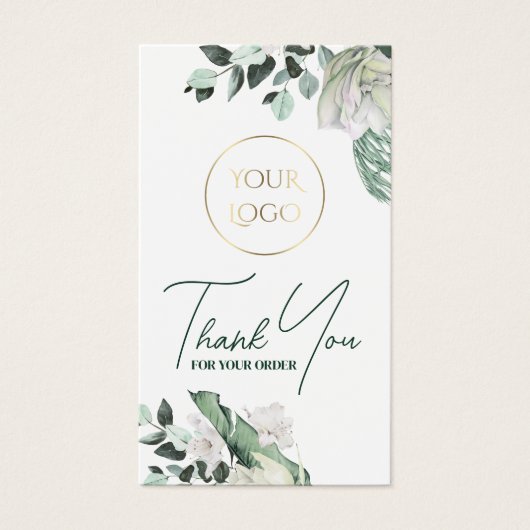 Beilage für smaragdgrüne Blume (Vorderseite)