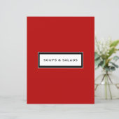 Beilage | Suppen und Salate | Rot Schwarz/Weiß (Stehend Vorderseite)