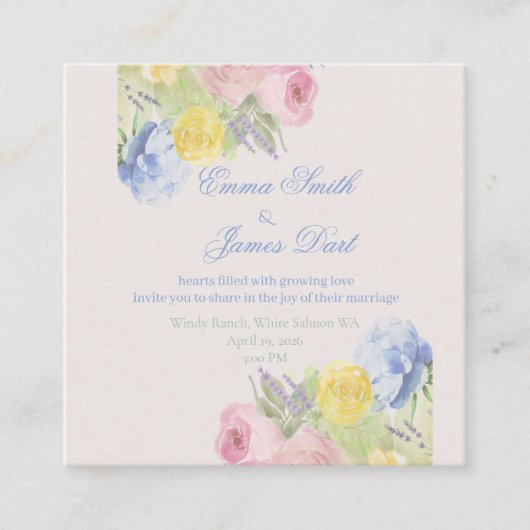 Beilagekarte Begleitkarte (Vorderseite)