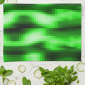 Beilagen aus Glas, grün und schwarz gehalten Geschirrtuch (Gefaltet)