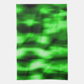Beilagen aus Glas, grün und schwarz gehalten Geschirrtuch (Vertikal)