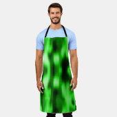 Beilagen aus Glas, grün und schwarz gehalten Schürze (Getragen)