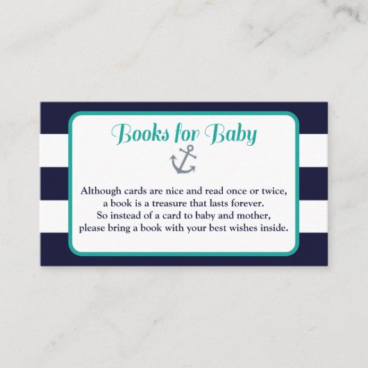 Beilagen für Nautic Books Begleitkarte (Vorderseite)