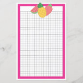 Beilagen für tropische Papierplaner (Rückseite)