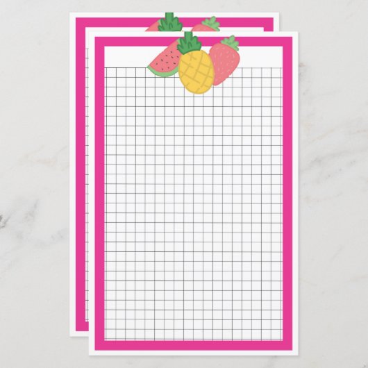 Beilagen für tropische Papierplaner (Vorne/Hinten)