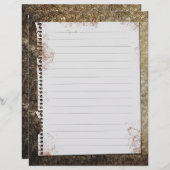 Beilagen für Vintage Goldrezepte (Vorne/Hinten)