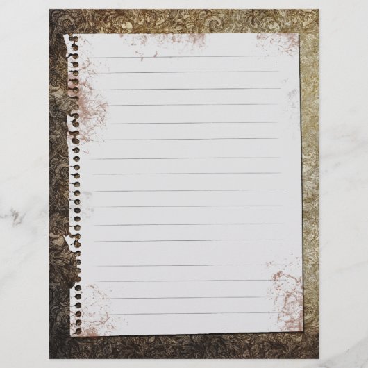 Beilagen für Vintage Goldrezepte (Rückseite)