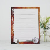 Beilagen für Vintage Recipe Binder (Stehend Vorderseite)