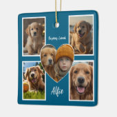 Beileid 5 FotoCollage Keramikornament (Links)