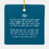 Beileid 5 FotoCollage Keramikornament (Rückseite)