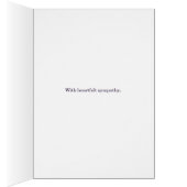 Beileid A Million Tränen in tiefer pflanzlicher Er (Innen (Rechts))