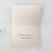 Beileid Abstrakt Dogwood-Blume Karte (Innenseite)