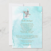 Beileid Angel Dove Beerdigung Dankeschön Karte (Rückseite)