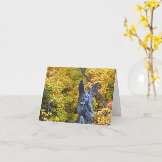 Beileid Angel Karte (Gelbe Blume)