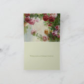 Beileid Antike Rose Entschuldigung für Ihren Verlu Karte (Innenseite)