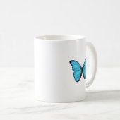 Beileid Ashes to Ashes Blue Butterfly Tree Tasse (VorderseiteRechts)