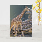 Beileid auf Ihre Auflösung Karte (Gelbe Blume)