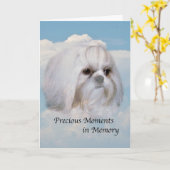 Beileid auf Tod des Haustier-Hundes Karte (Gelbe Blume)