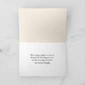 Beileid Beach Fußabdrücke und Meeresfrüchte Karte (Innenseite)