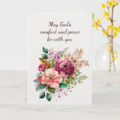 Beileid Beautiful Bouquet Blume Karte (Gelbe Blume)