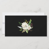 Beileid Beerdigung DANK IHNEN Aquarellfarbenes FOT Dankeskarte (Rückseite)