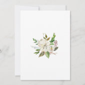 Beileid Beerdigung DANK IHNEN Aquarellfarbenes FOT Dankeskarte (Rückseite)