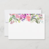 Beileid Beerdigung Dankeschön Cards floral Dankeskarte (Rückseite)