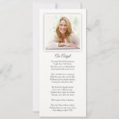 Beileid Beerdigung Dankeschön Karten Blumenkohl Fo (Rückseite)