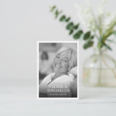 Beileid Beerdigung Gedenkkarte Foto Gebet Karte (Stehend Vorderseite)