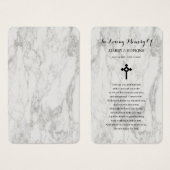 Beileid Beerdigung Gedenkkarten (Vorne & Hinten)